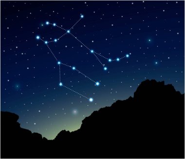 Gemini takımyıldızı Derin Uzay 'da