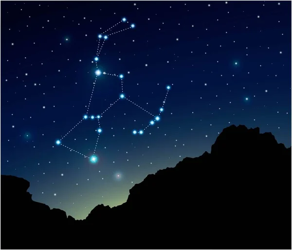 Constelação Orion Espaço Profundo —  Vetores de Stock