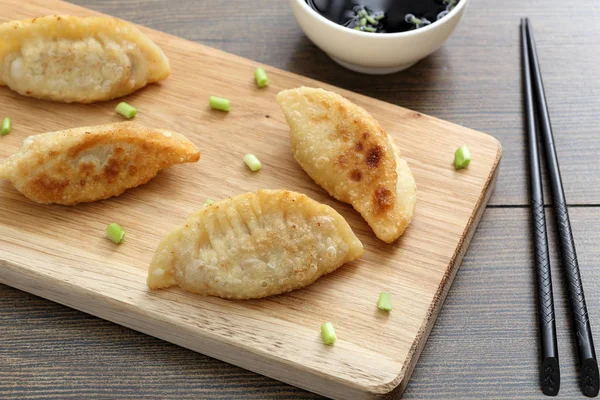 Fried homemade dumplings — Stock Photo, Image