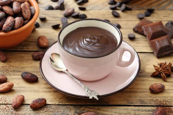 Hot chocolate cup — Stock Photo, Image