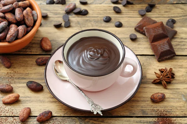 Hot chocolate cup — Stock Photo, Image