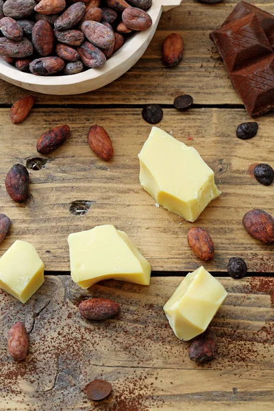 Raw cocoa butter — Stock Photo, Image