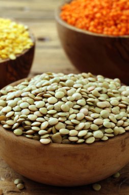 Fasulye içinde yuvarlak kase döşeme