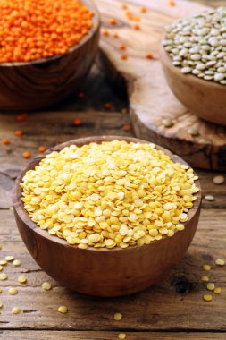 Fasulye içinde yuvarlak kase döşeme