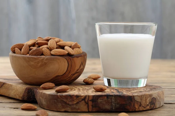 Coconut milk on table — Stock Photo, Image