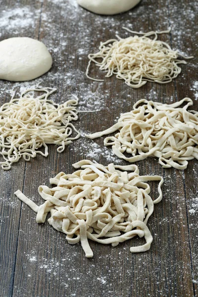 Noodles hand making — Stock Photo, Image