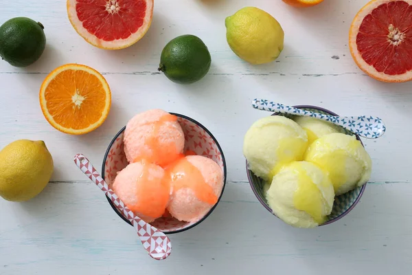 Helado de cítricos — Foto de Stock