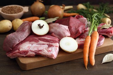 Taze Çiğ Et Arkaplanı 