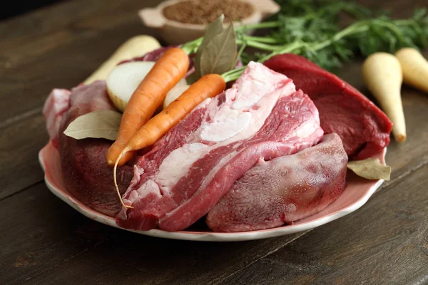 Sfondo di carne fresca cruda — Foto Stock