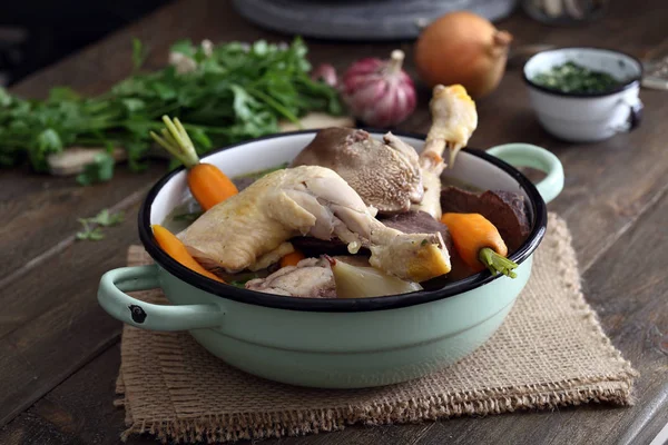 Boiled chicken legs — Stock Photo, Image
