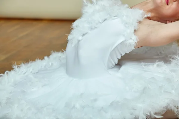  Kuğu Gölü dans ediyor iken balerin.