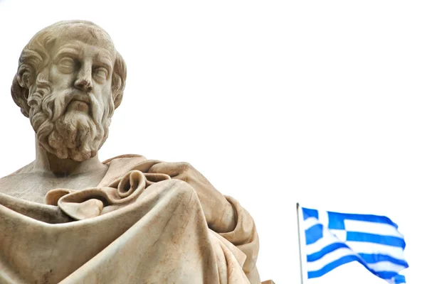 Statue of Plato in Athens. — Stock Photo, Image