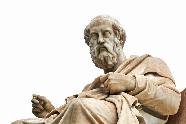 Estatua de Platón en Atenas . — Foto de Stock