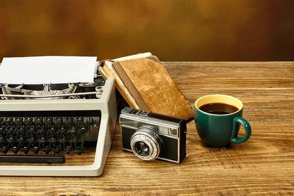 Vintage typewriter as business concept.