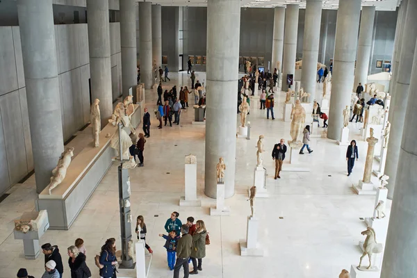Athens, Yunanistan - 30 Aralık 2016: Acropol, iç görünüm