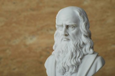 Leonardo Da Vinci, İtalyan yaratıcısı Antik Sanat heykeli.