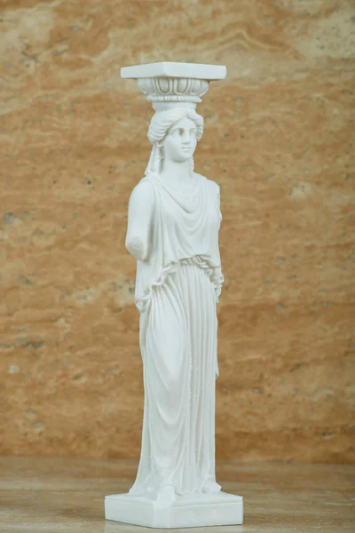 Estatua de Cariátida, Partenón de la Acrópolis de Atenas . —  Fotos de Stock