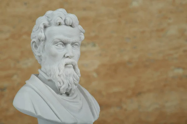 Άγαλμα του Michelangelo, αρχαία Ιταλικά δημιουργικό καλλιτέχνη. — Φωτογραφία Αρχείου