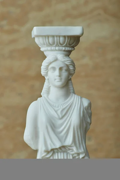 Estatua de Cariátida, Partenón de la Acrópolis de Atenas . — Foto de Stock