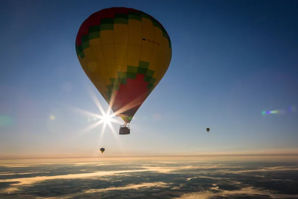Horkovzdušný Balón Obloze — Stock fotografie