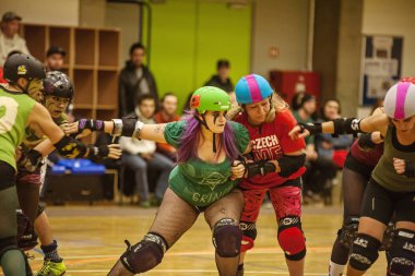 Prag şehir Roller Derby 