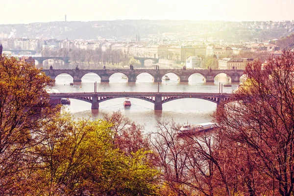 Pontes históricas em Praga — Fotografia de Stock