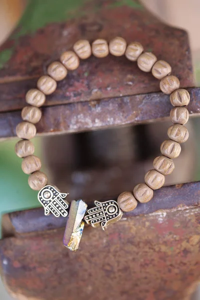 Beautiful esoteric and energetic bracelet — Stock Photo, Image