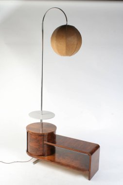 Beyaz arka plan üzerinde Vintage lamba