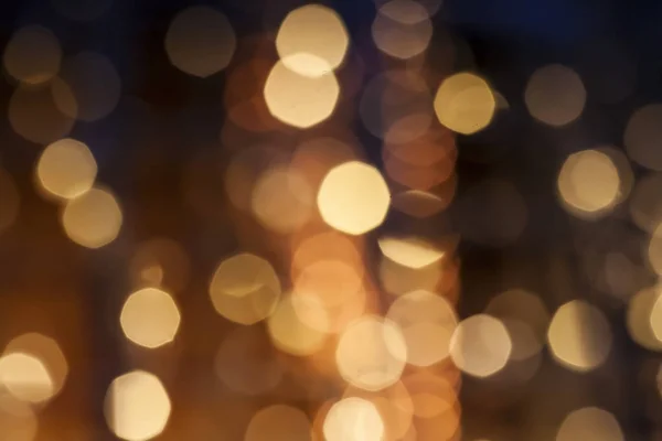 Bokeh Dourado Brilhante Natal Férias Fundo — Fotografia de Stock