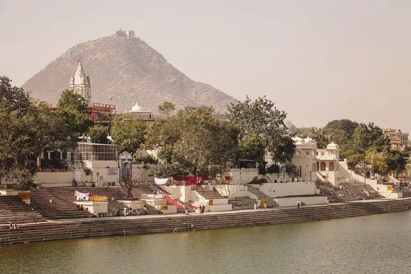 Pushkar Heiliger See Pushkar Stadt Rajasthan Indien — Stockfoto