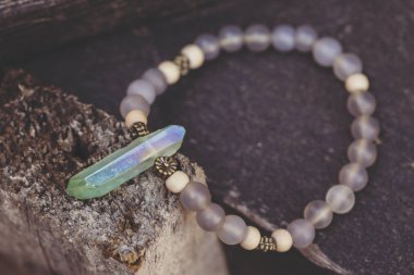 Doğal taş boncuk bilezik