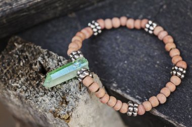 Doğal taş boncuk bilezik