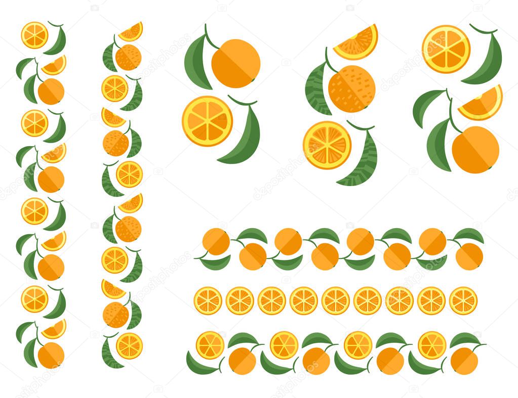 Orange fruit colored ornament