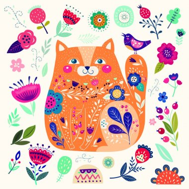 Şirin dekoratif kedi