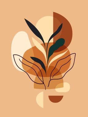 Renkli karalamalarla dekoratif soyut koleksiyon. El yapımı modern koleksiyon