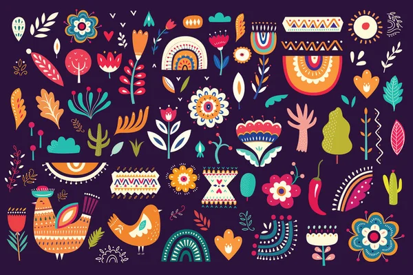 墨西哥假日5的设计精美的矢量插图可以是Cinco Mayo 带有墨西哥传统符号的矢量模板 墨西哥吉他 红辣椒 — 图库矢量图片