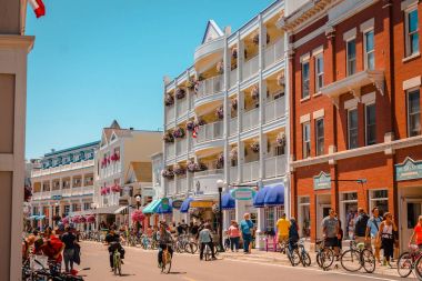 Mackinac Adası'nın ikonik şehir