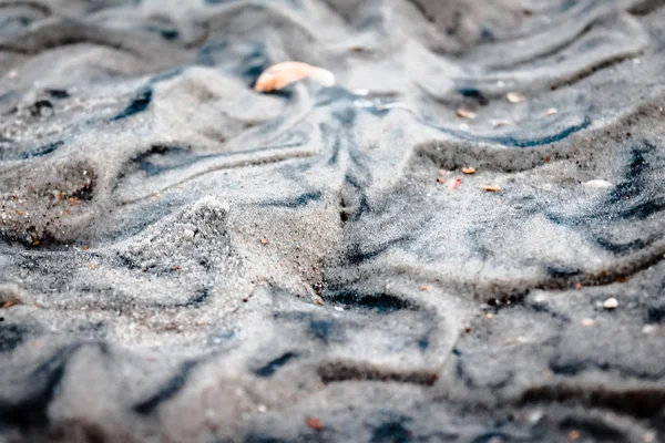 Verrückte Sand Und Muschelstrukturen — Stockfoto
