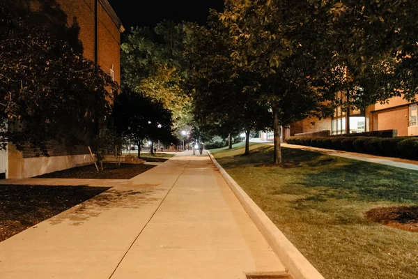 Trottoir Entre Bibliothèque Bâtiment Des Arts Scène Iup — Photo