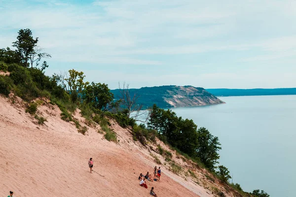 Guardando Isole Manitou Sleeping Bear Dunes — Foto Stock