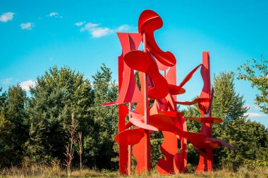 Grand Rapids Michigan 'daki dev kırmızı heykel
