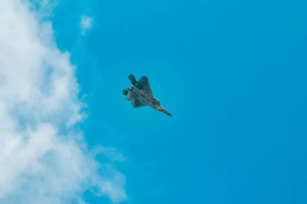 Jagerfly Svever Gjennom Luften – stockfoto