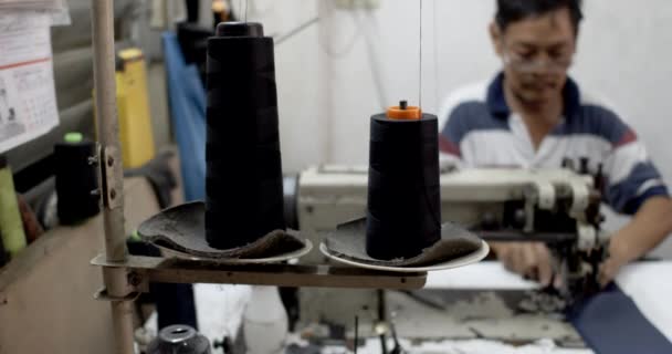 Poggyász gyár Bangkok Thaiföld — Stock videók