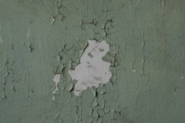 Duvardaki eski soyulması boya