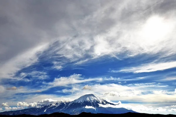 Volcano Kamchatka Fall Time — Stock Photo, Image