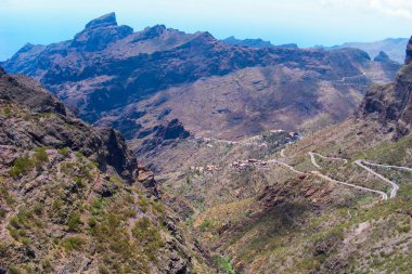 Tenerife, kanarya, Twisting dağ köyü maske yönünde pahalıdır