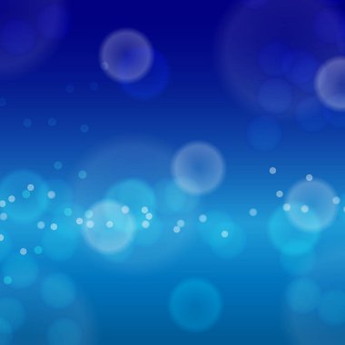 mavi arka plan üzerinde bokeh