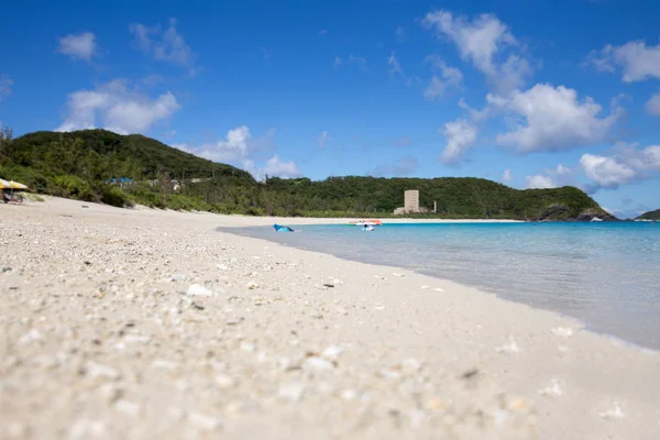 Απομακρυσμένη παραλία Zamami νησί στην Okinawa, Ιαπωνία — Φωτογραφία Αρχείου