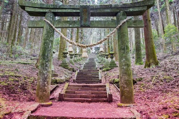 A shrine that was the stage of an animation quietly in the mount