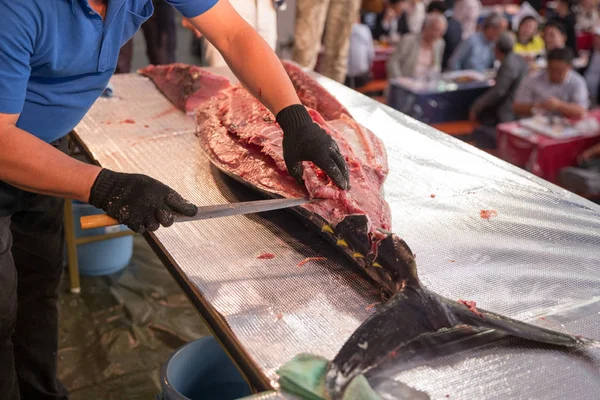 Hakata Japon Ton Balığı Yıkım Şovu